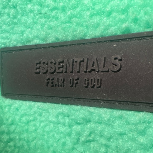 Essentials Fear of God Essentials Mint Leaf Polar Fleece Hoodie/Pullover | NEW🔥 - Picture 11 of 15